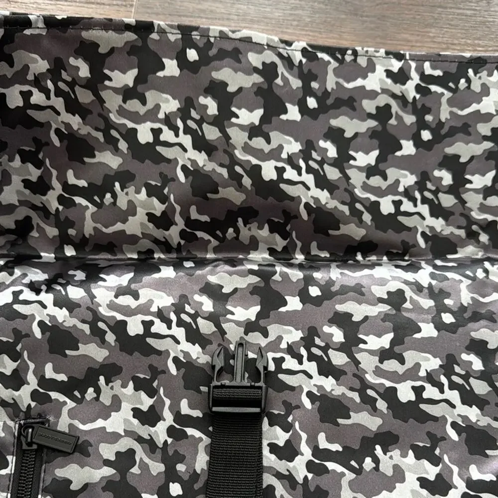 Paco Rabanne Camouflage Backpack with Modern Design gift with purchase item.